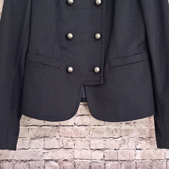 Ann Taylor Loft Military Style Classic Blazer Jacket Size 6 - Picture 3 of 8